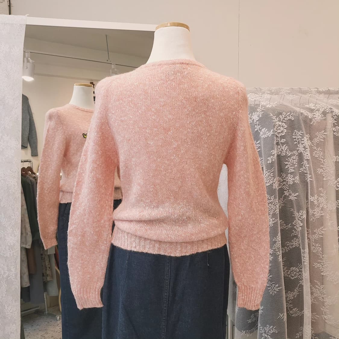 Lyle&scott 라일앤스캇 코랄핑크 니트 상품이미지9