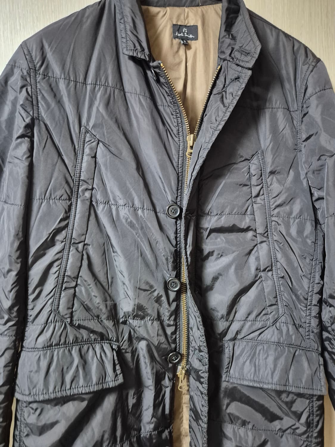 폴스미스 블랙 퀼팅 자켓 누빔자켓 S (90-95)남성 상품이미지3