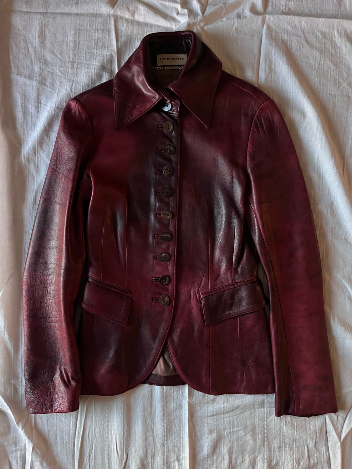 Paco Rabanne Wine Washed Lambskin Jacket 상품이미지2