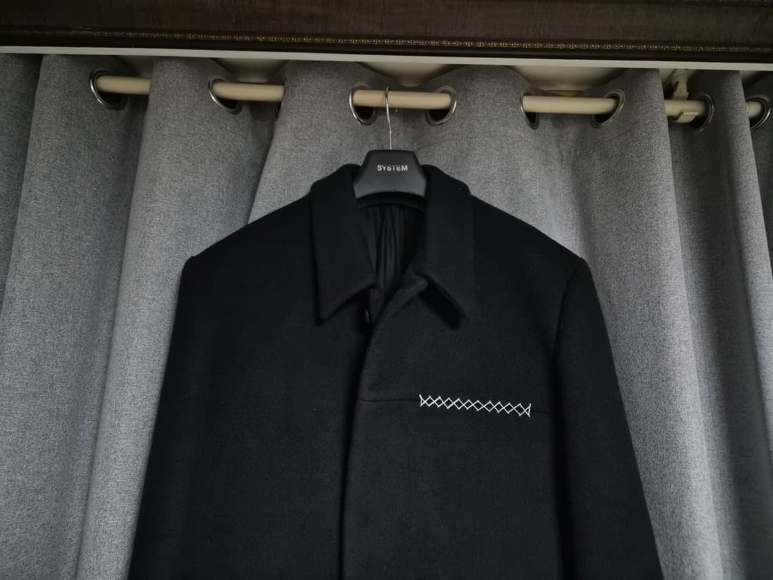 준느 크롭 울 자켓 팝니다 우영미 타임옴므 솔리드옴므  상품이미지3