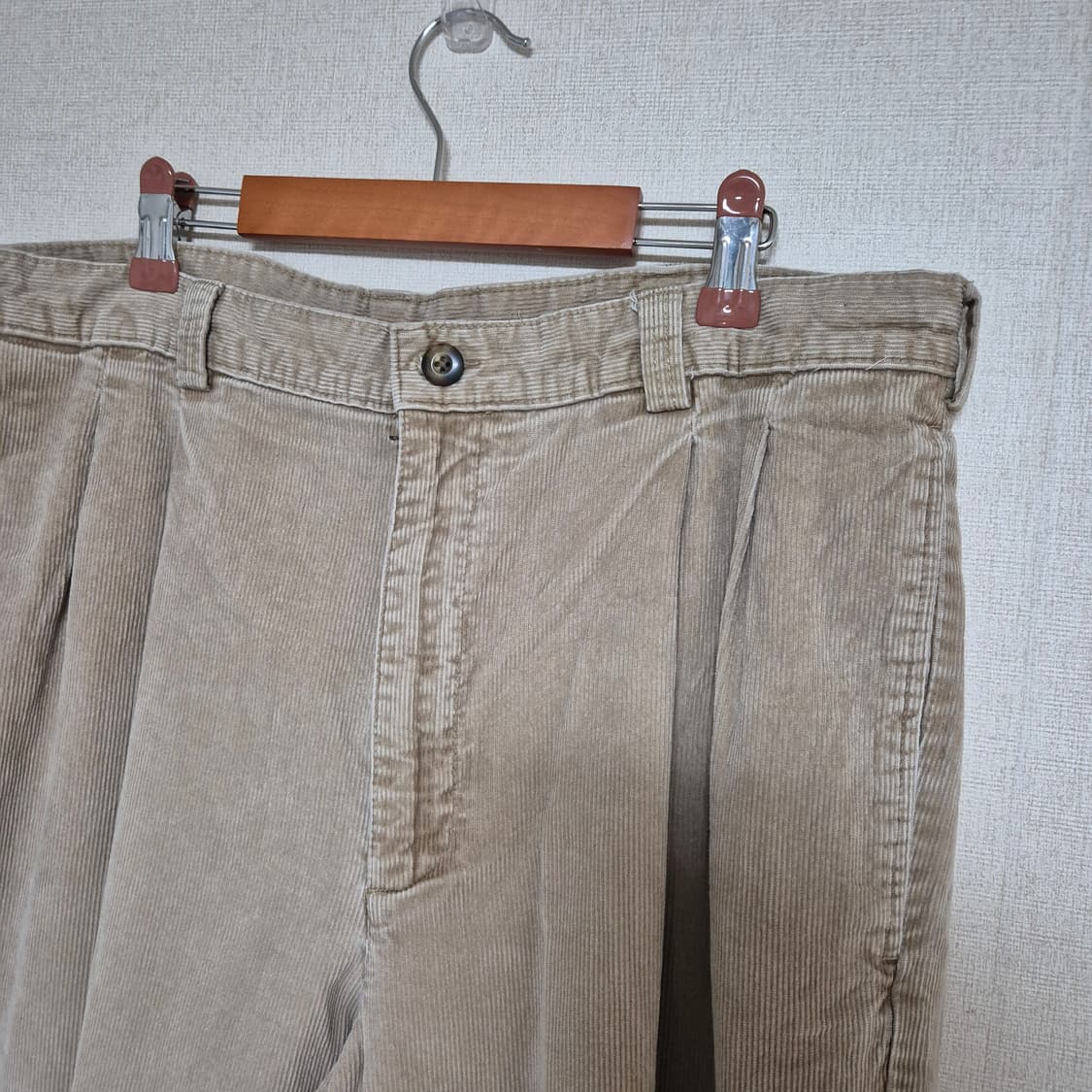 90-00s LLBEAN 엘엘빈 투턱 코듀로이 팬츠 상품이미지3