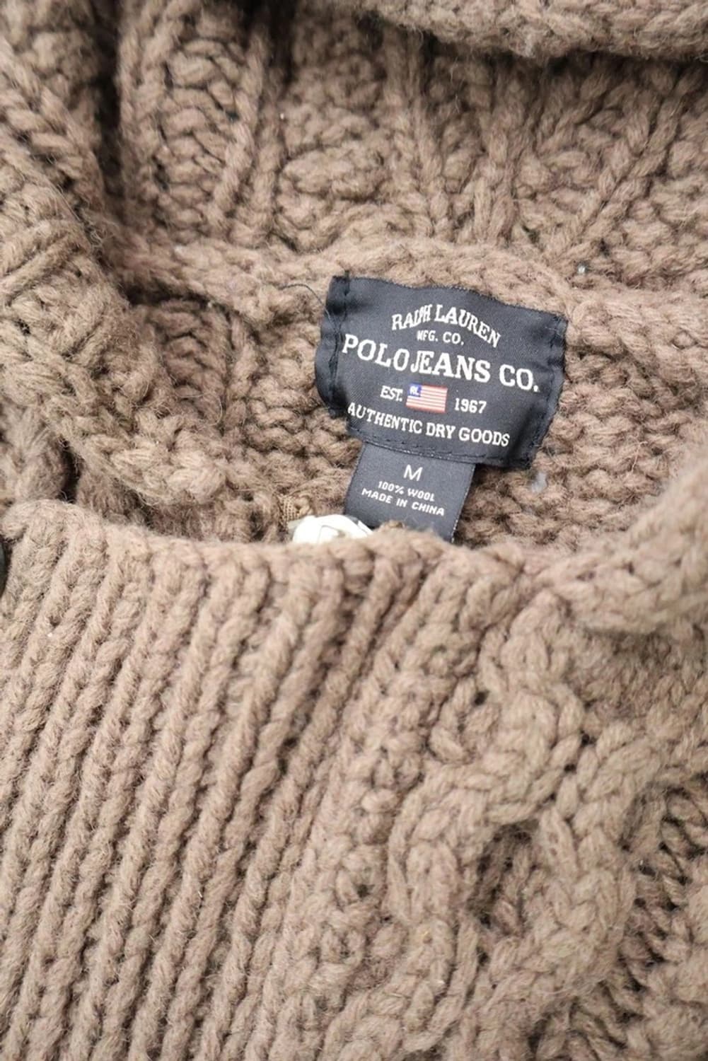 Polo Jeans Cable Knit Hooded Cardigan 상품이미지5