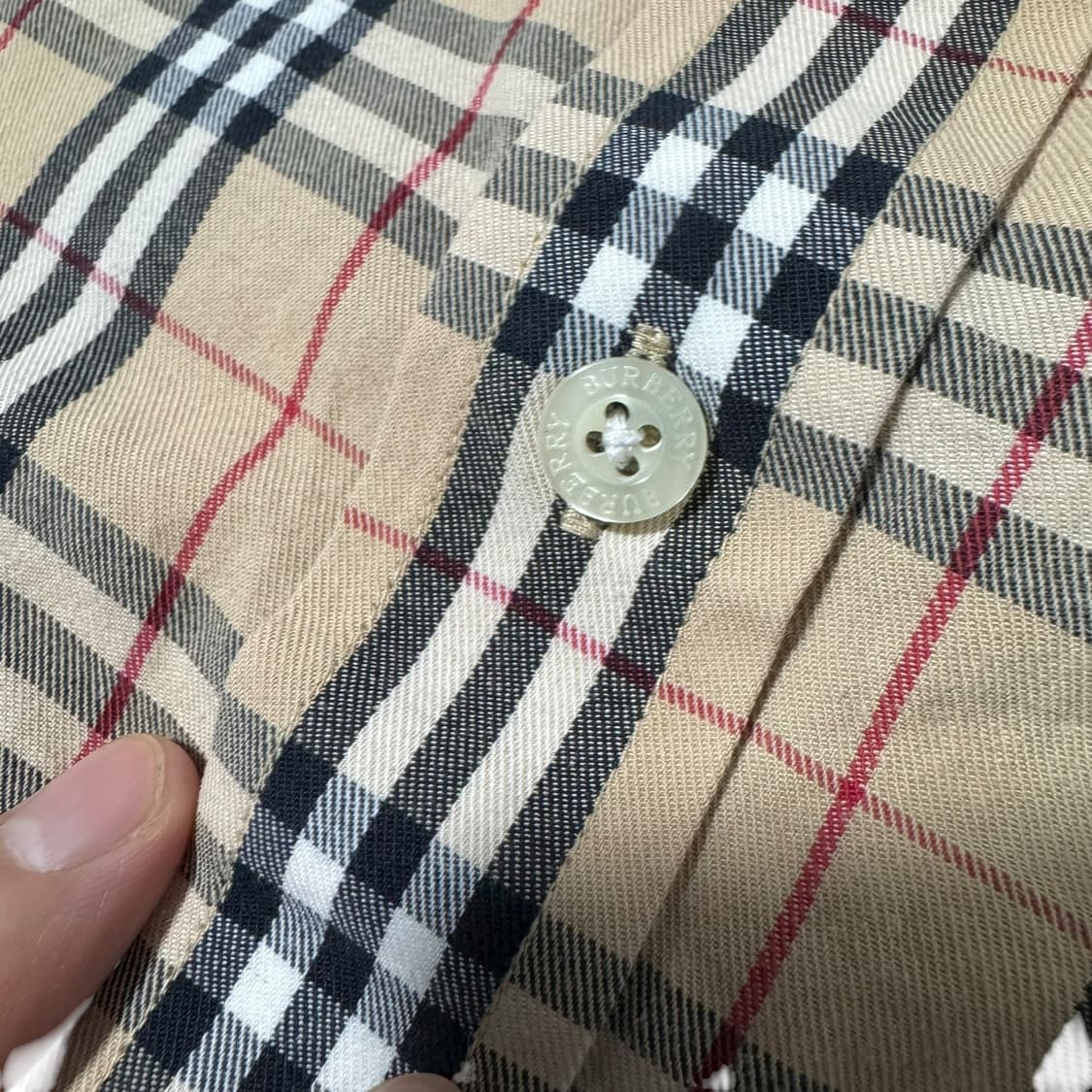 정품 버버리 노바체크 셔츠 상품이미지4