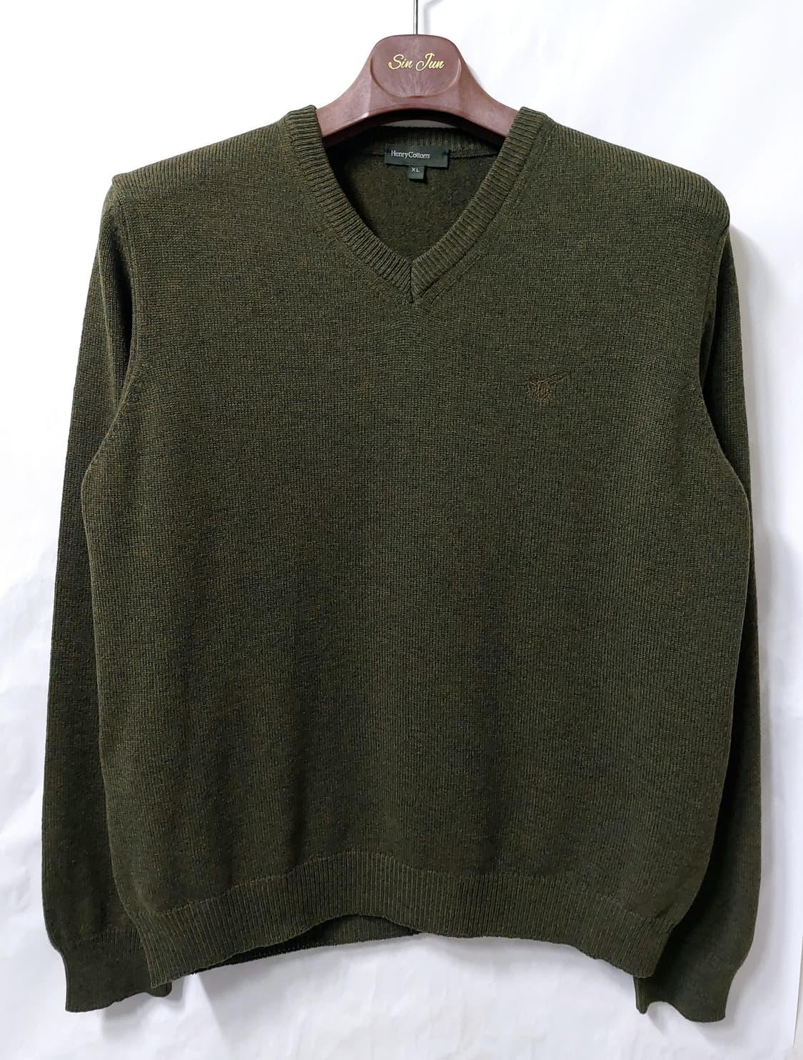 헨리코튼 울100% 니트 105~110 상품이미지4