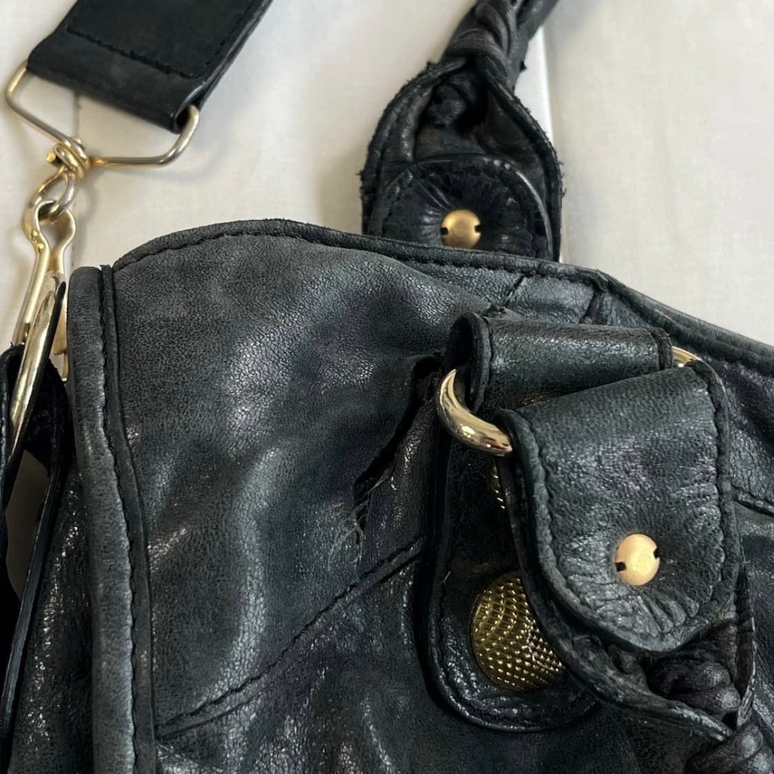 발렌시아가 모터백 블랙 상품이미지4