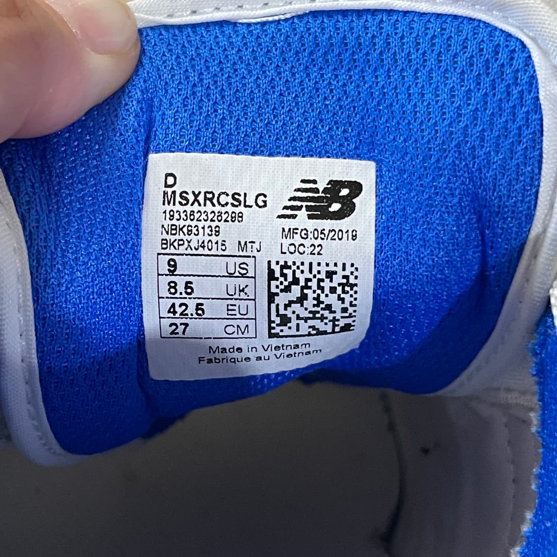 뉴발란스 X-레이서 블랙 레드 운동화 270 상품이미지9