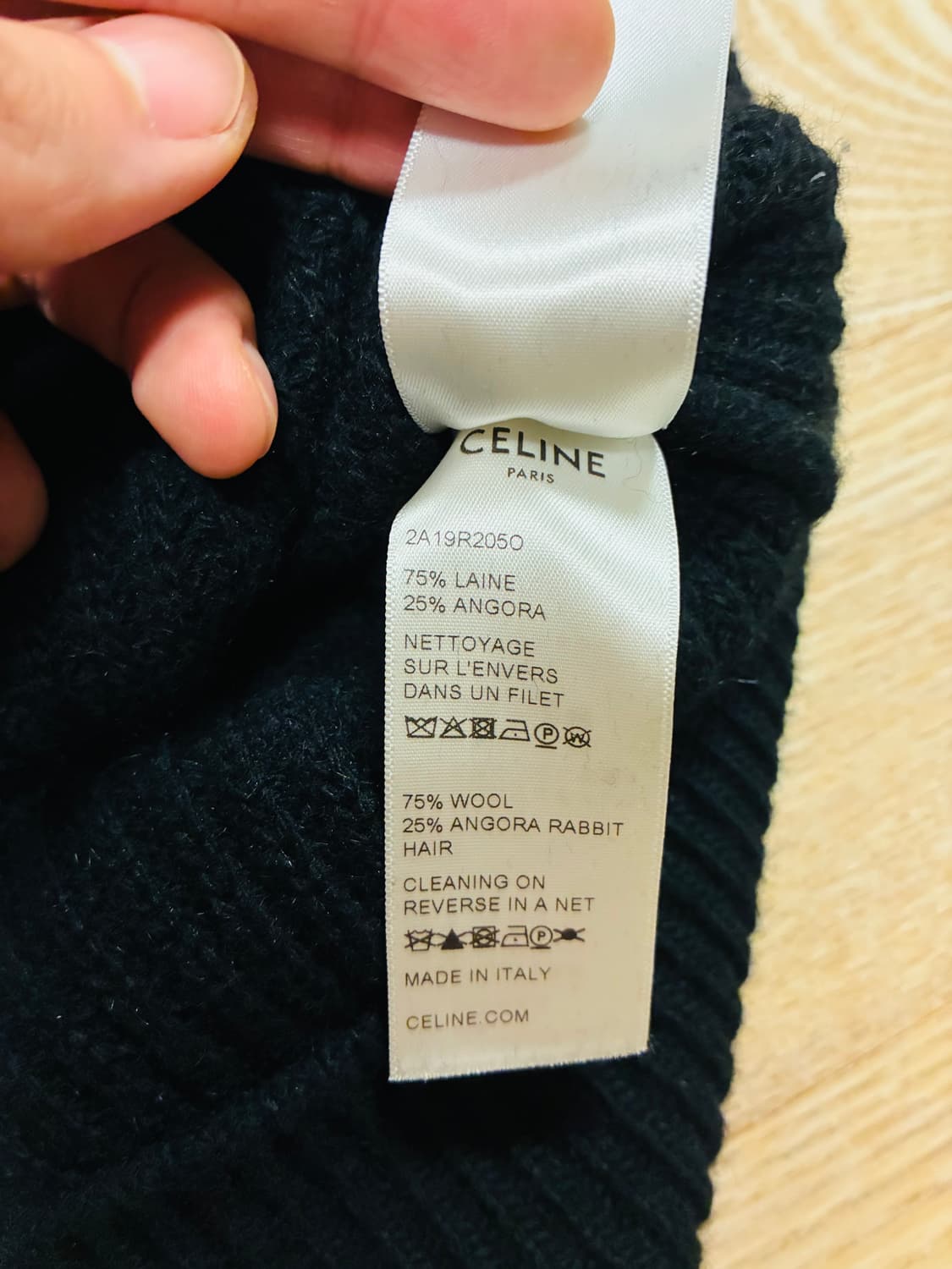 셀린느 로고 니트 L 상품이미지2