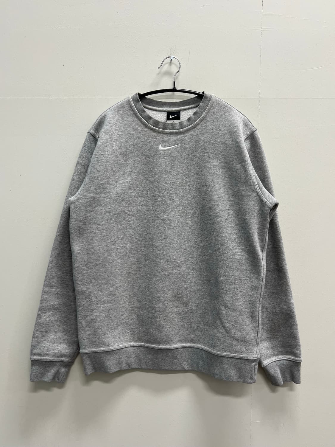 (S) 나이키 우먼스 스우시 맨투맨 그레이 상품이미지2