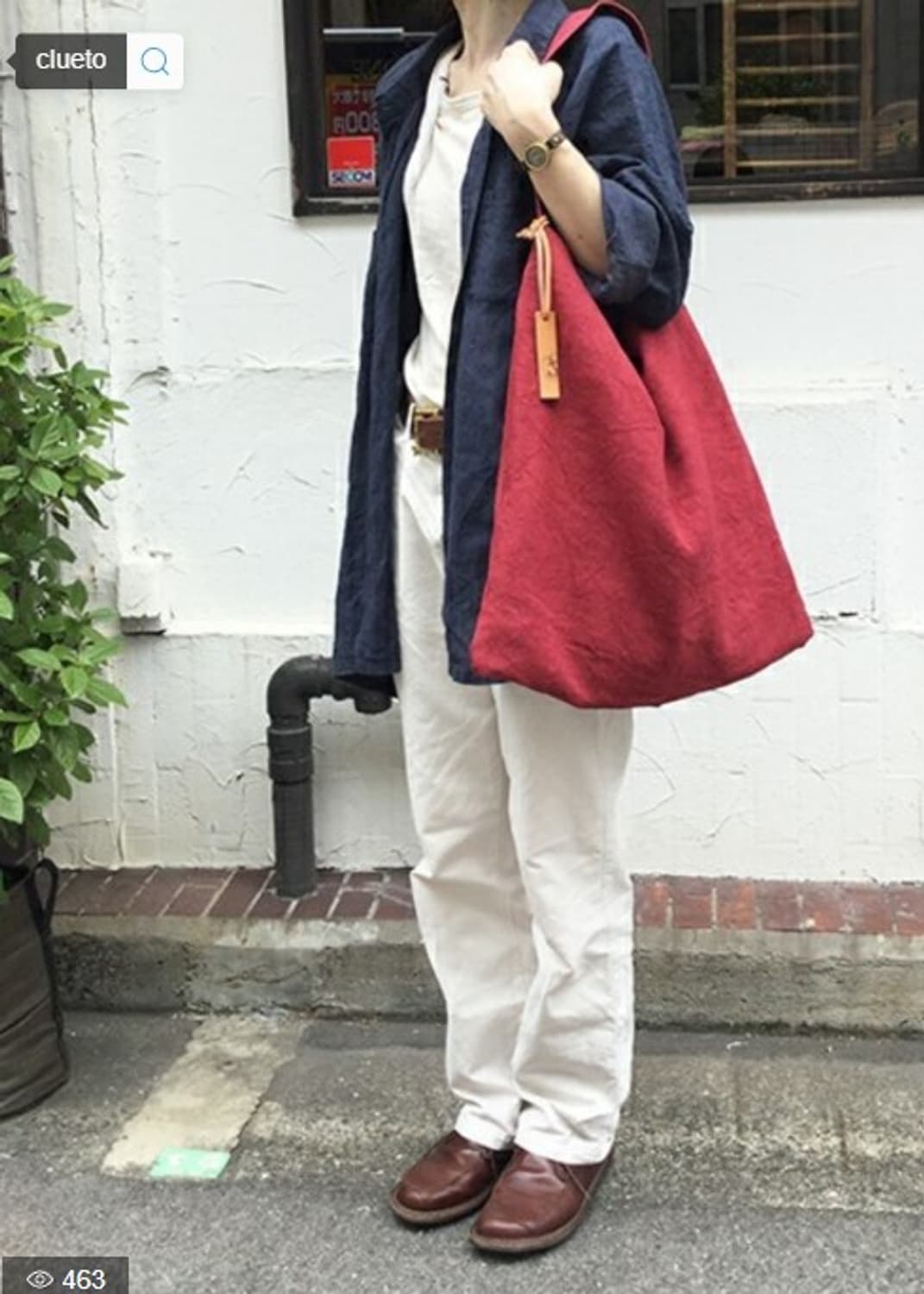 클루토 리넨 세미 숄더백 (made in japan) 상품이미지1