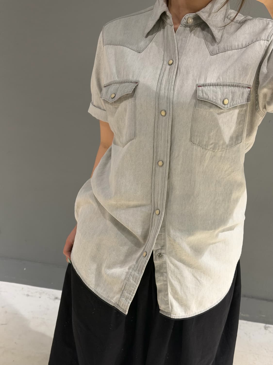 2-pocket western design shirt 상품이미지2