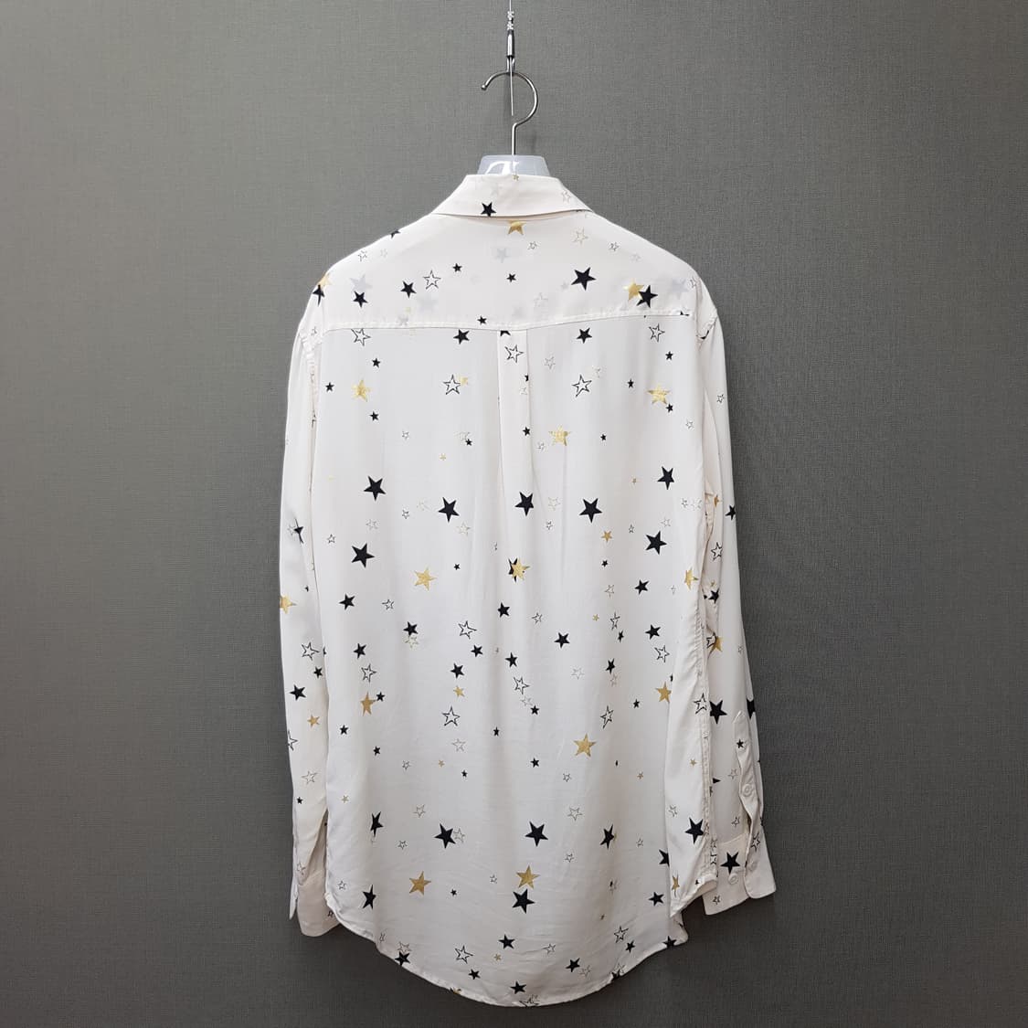 이큅먼트 EQUIPMENT 스타 패턴 실크 셔츠 S사이즈 상품이미지5