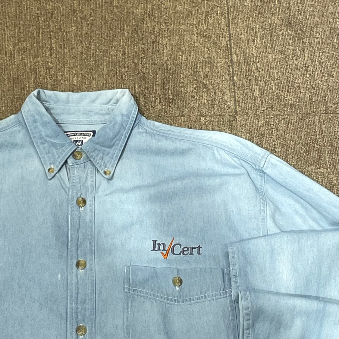 (L) 90s Lee 리 데님 셔츠 상품이미지2