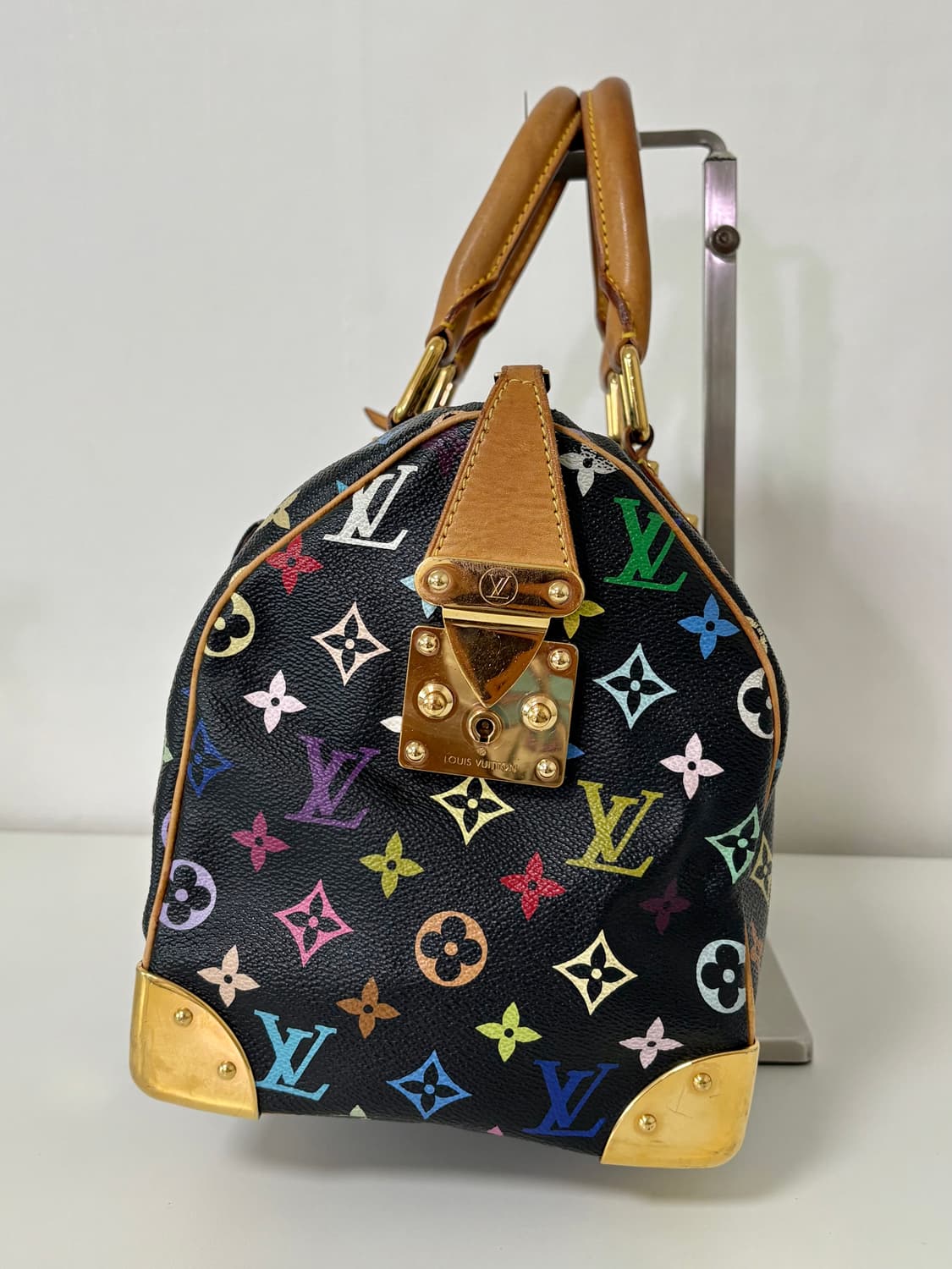 루이비통 멀티컬러 스피디백 블랙 상품이미지4