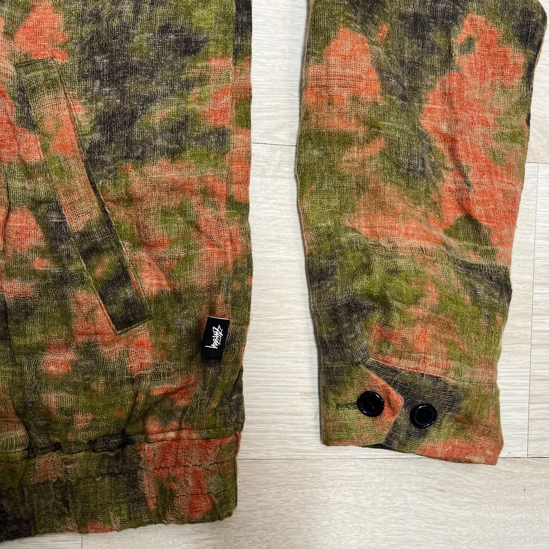 스투시 자카드 브라이언 자켓 s사이즈 상품이미지5