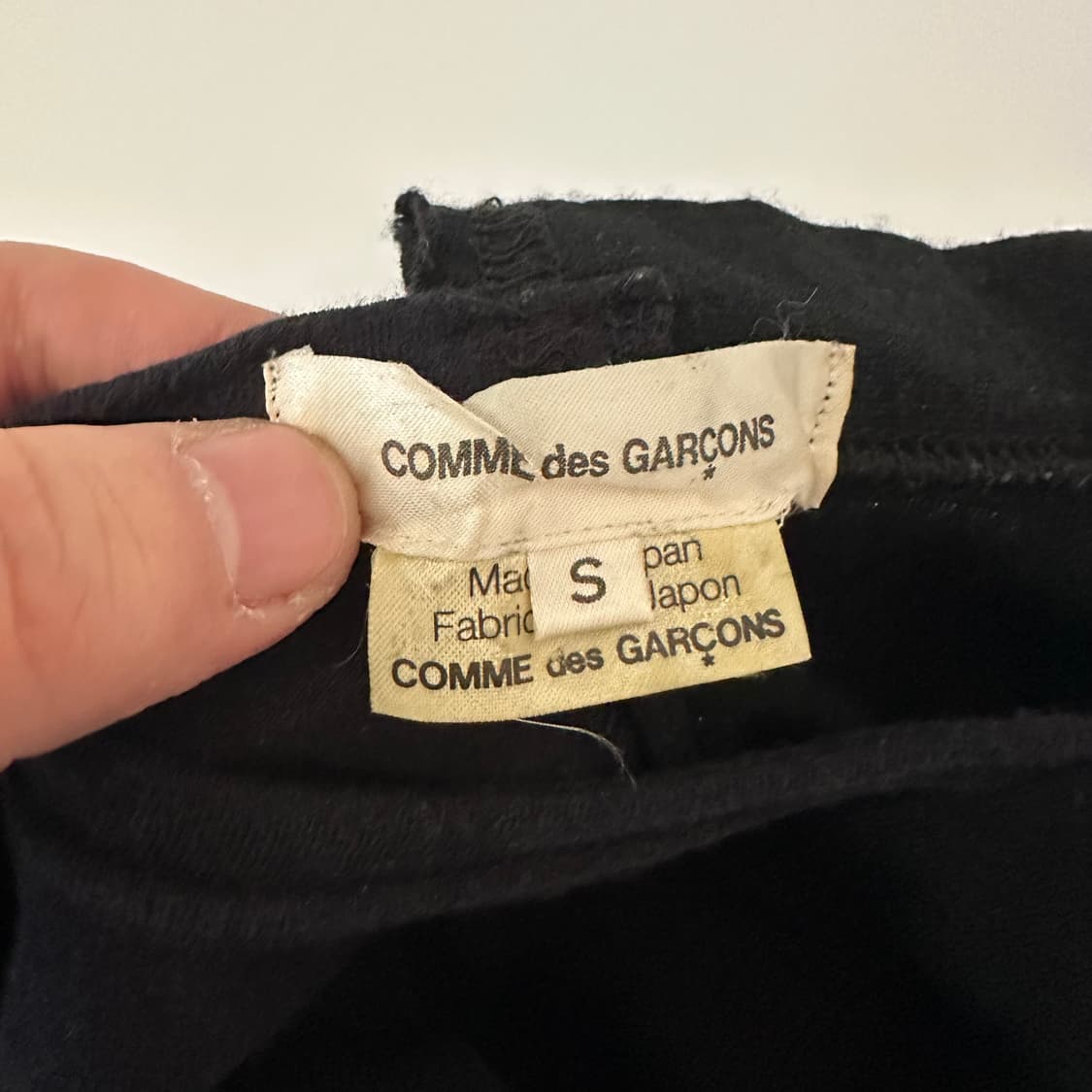 꼼데가르송 comme des garcons 비대칭 디테일 티셔츠 상품이미지5