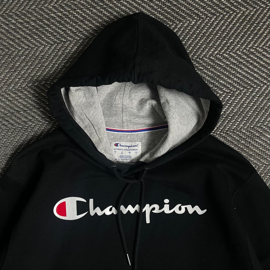 챔피온 스펠아웃 박시핏 빅로고 후드 티셔츠o 4829 상품이미지4