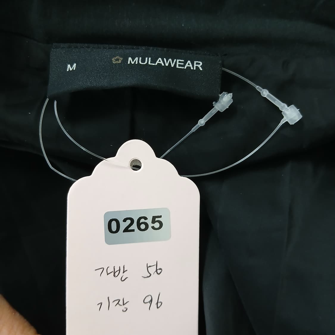 뮬라웨어 블랙 후드 롱 코트 상품이미지8