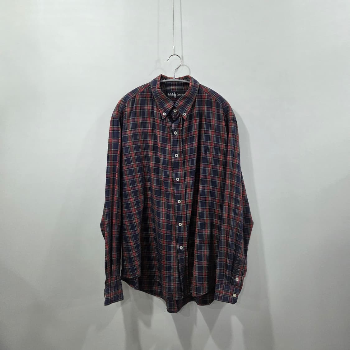 폴로랄프로렌 버튼다운 타탄체크 셔츠 L 상품이미지1