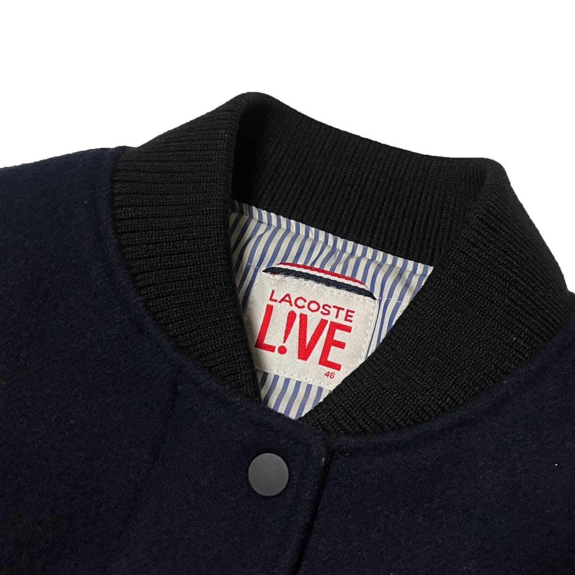 라코스테 네이비 블루종 울 코트 상품이미지5