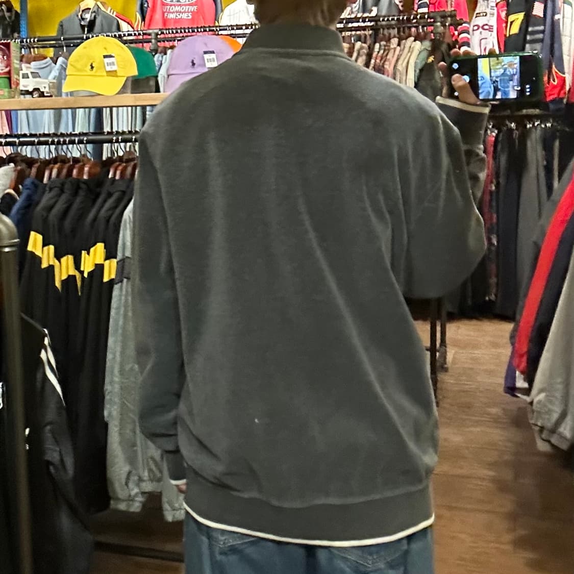 [HI] 빈티지 플리스 그레이 상품이미지5