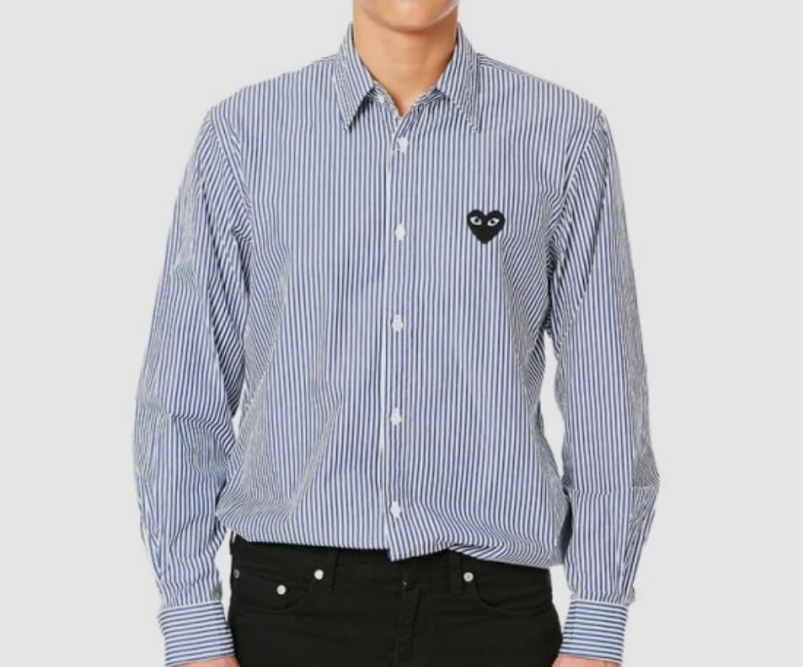 꼼데가르송 PLAY 라인의 스트라이프 상품이미지3