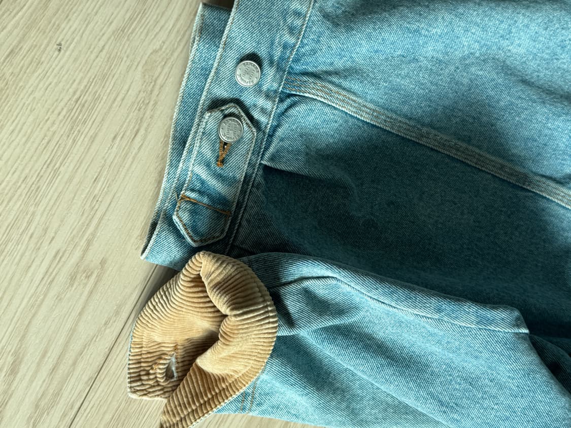 빈티지 바나나 리퍼블릭 스웨이드카라 데님자켓 상품이미지7