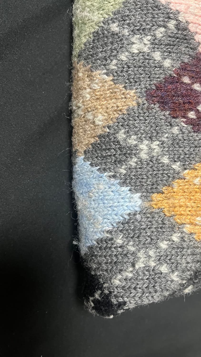 Corgi 핸드메이드 아가일 니트 상품이미지6