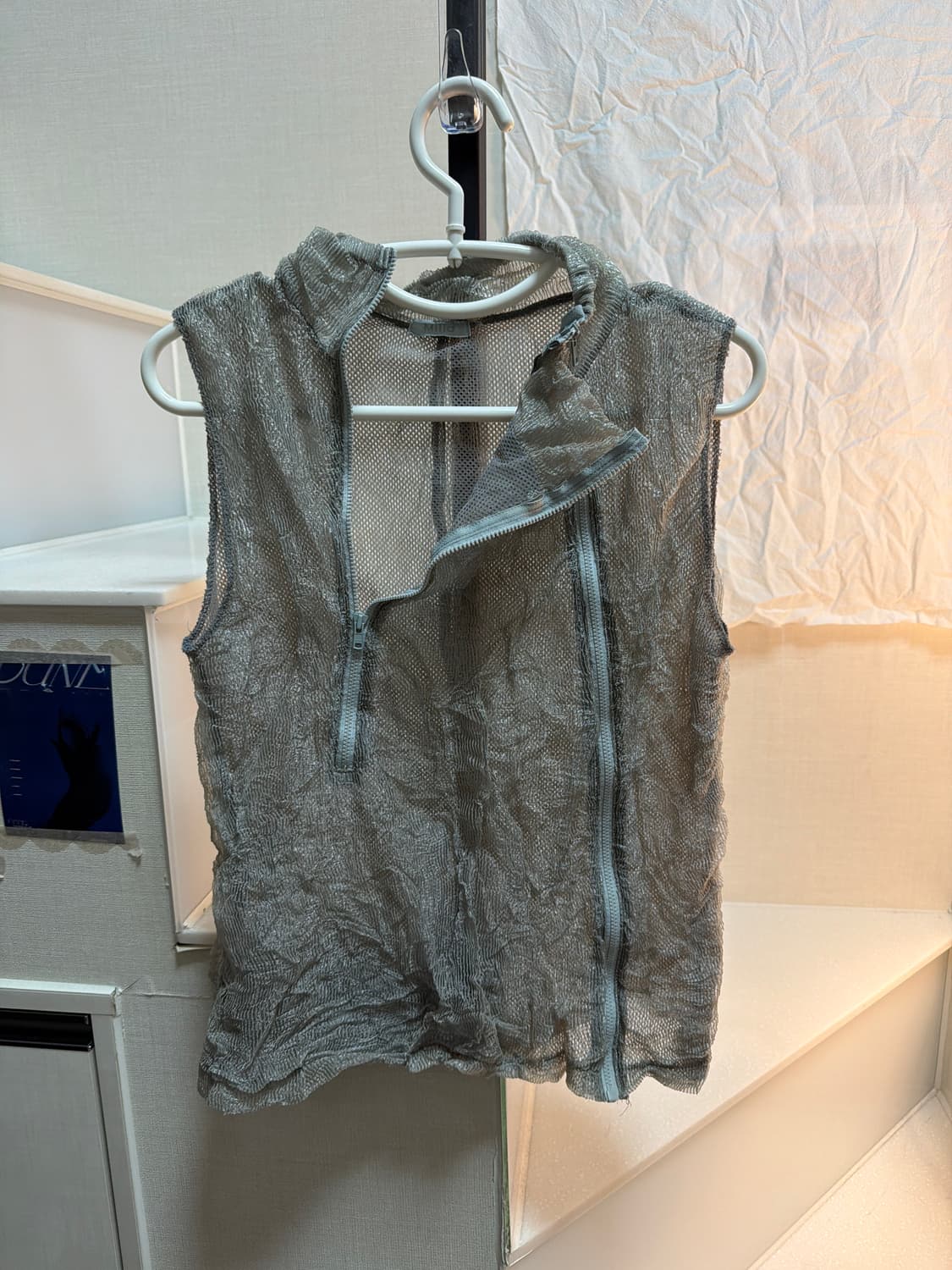 메쉬 투웨이 지퍼 베스트 상품이미지2