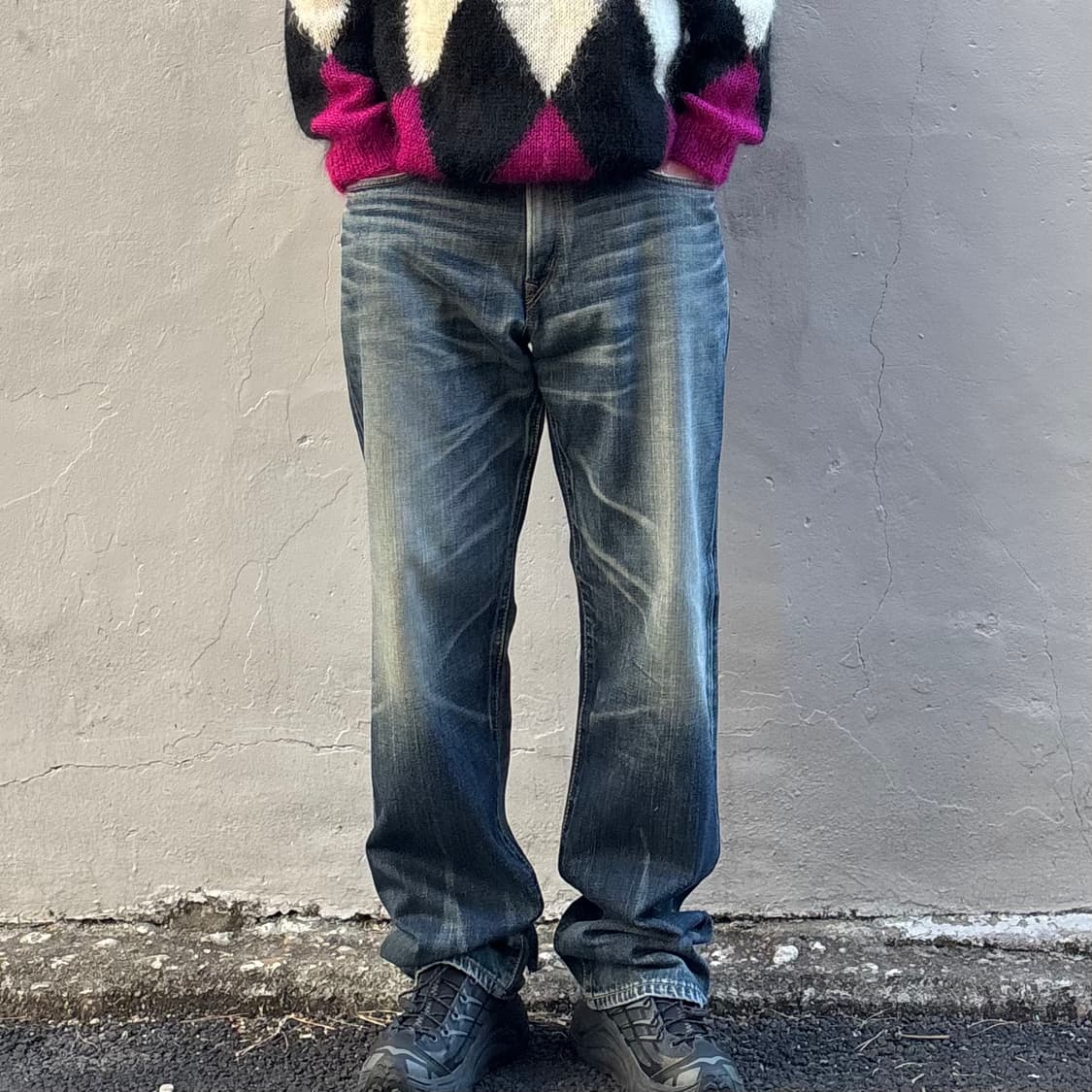 일본 에드윈 505z 신치백 셀비지 데님 팬츠 상품이미지2