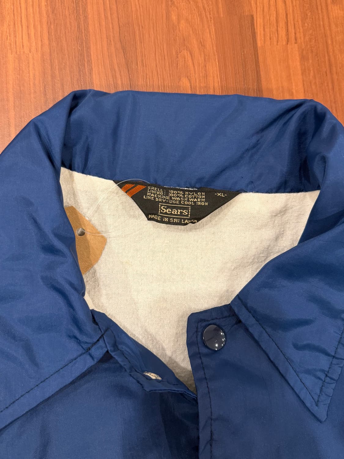 80-90s Sears 시어스 빈티지 새틴 코치 자켓 상품이미지9