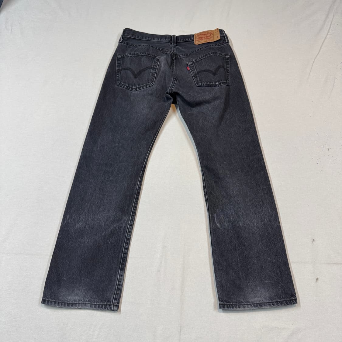 32inch) 리바이스 501 버튼플라이 데님 청바지 블랙진 흑청 상품이미지1