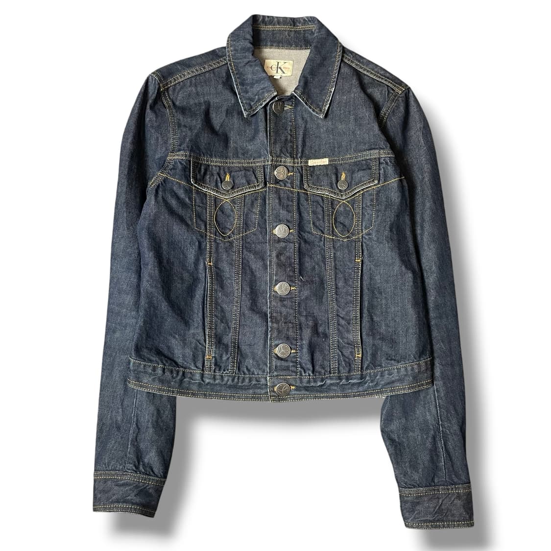 CK 미니로고 데님 트러커 자켓 M 상품이미지1