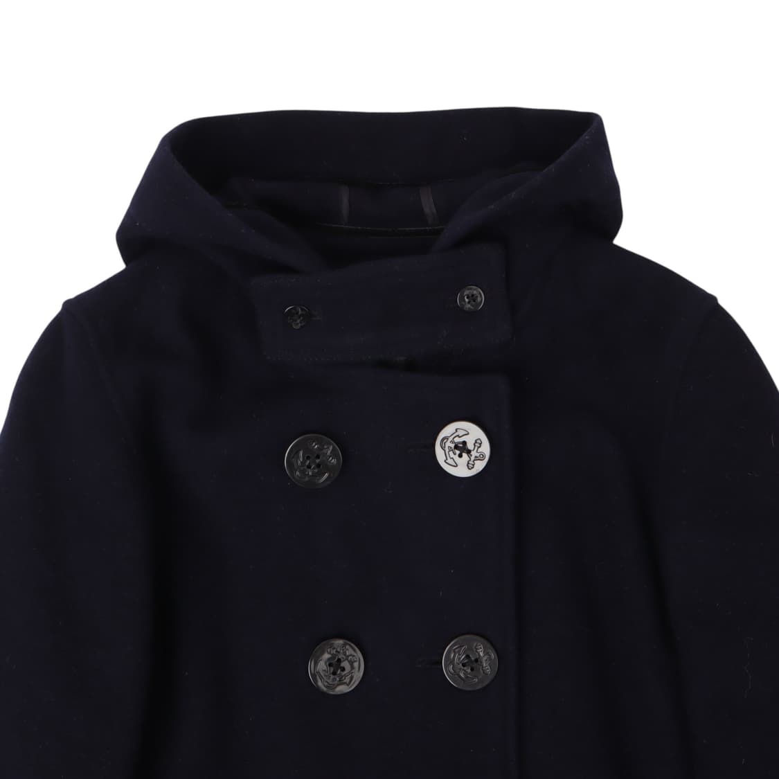 폴로진스 후디드 울 더블 코트 상품이미지2