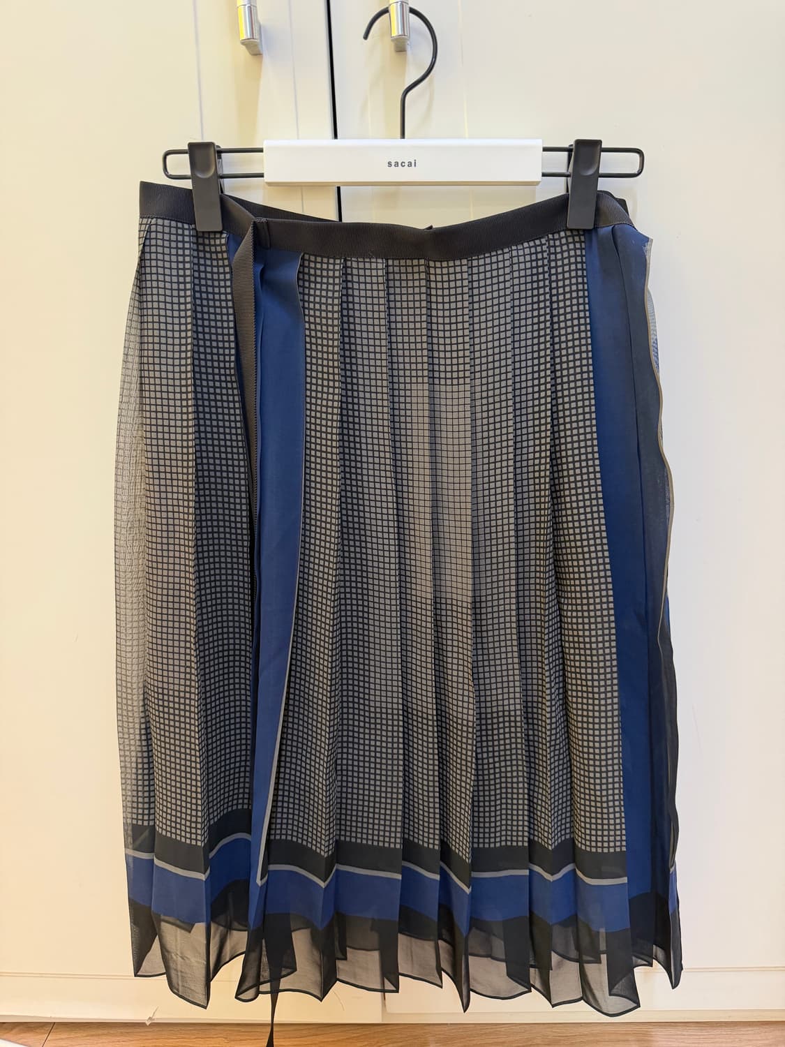 사카이 랩 플리츠 스커트 상품이미지2