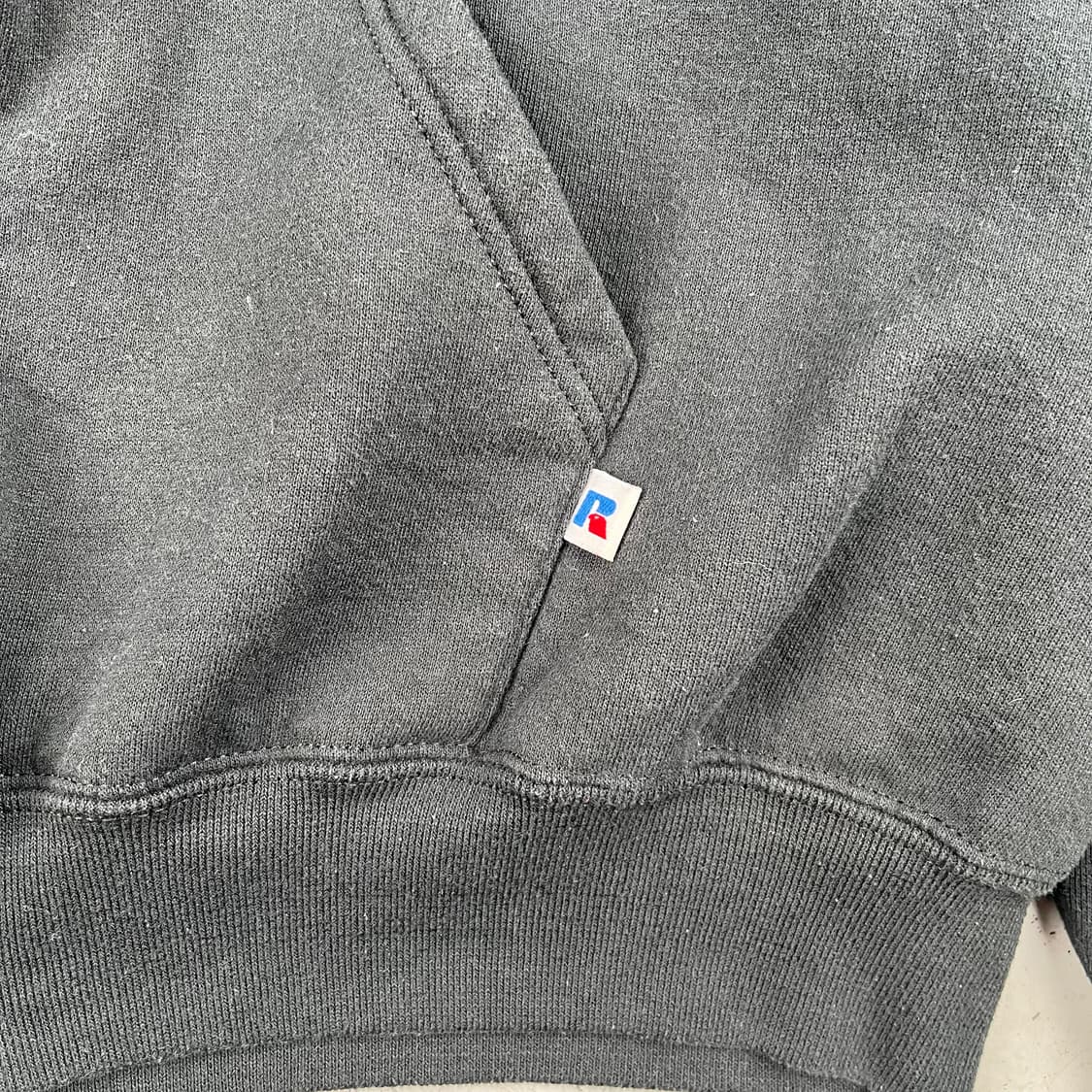 빈티지 러셀 애슬래틱 블랙 후드집업 상품이미지6