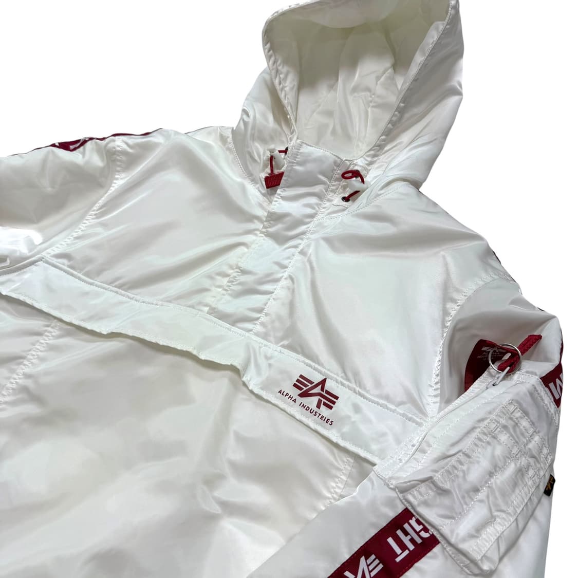 알파인더스트리 화이트 MA-1 아노락 후드 상품이미지2