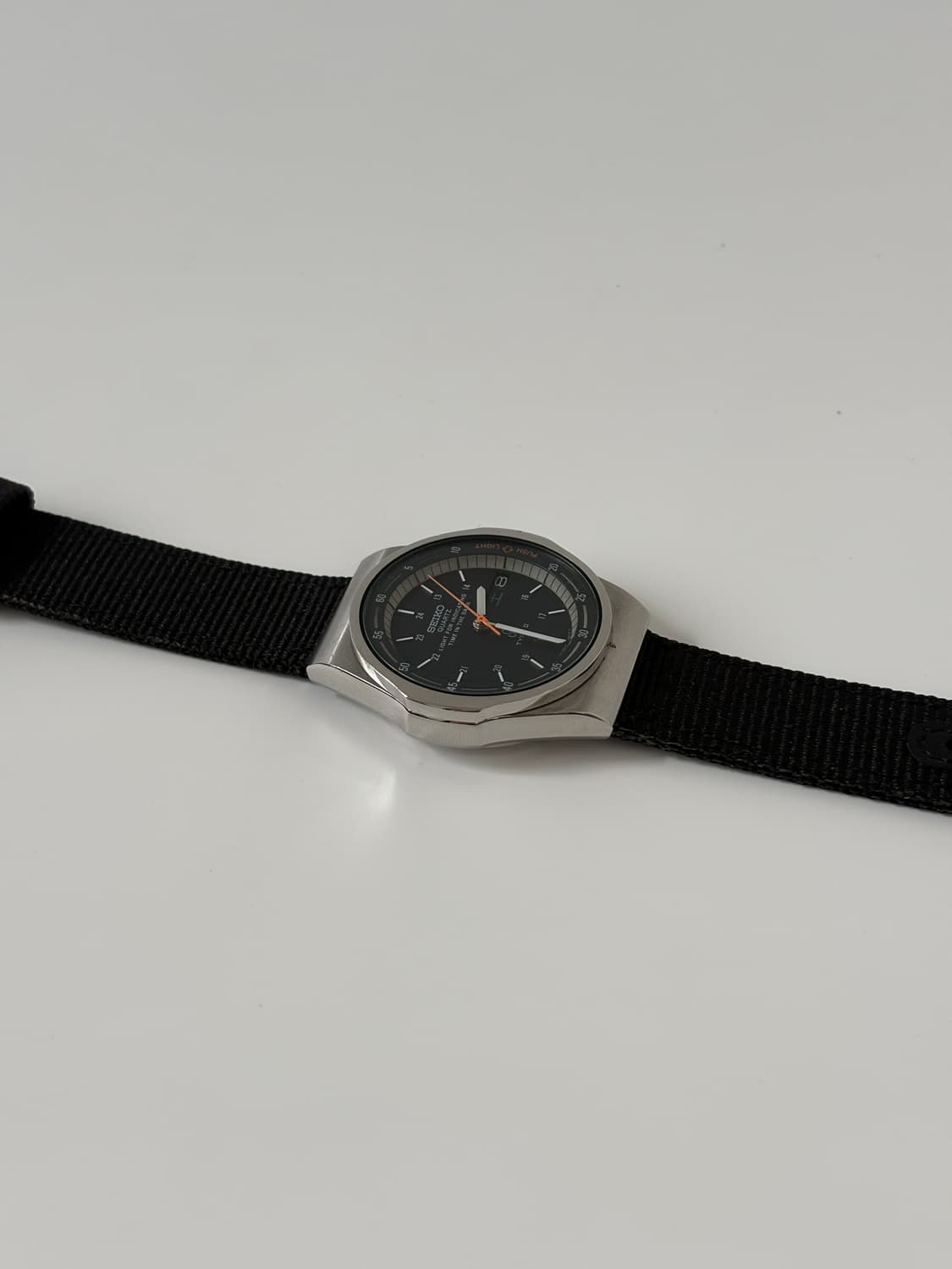 세이코 빈티지 시계 1980년대 Type2 블랙 다이얼 실버 쿼츠 상품이미지7