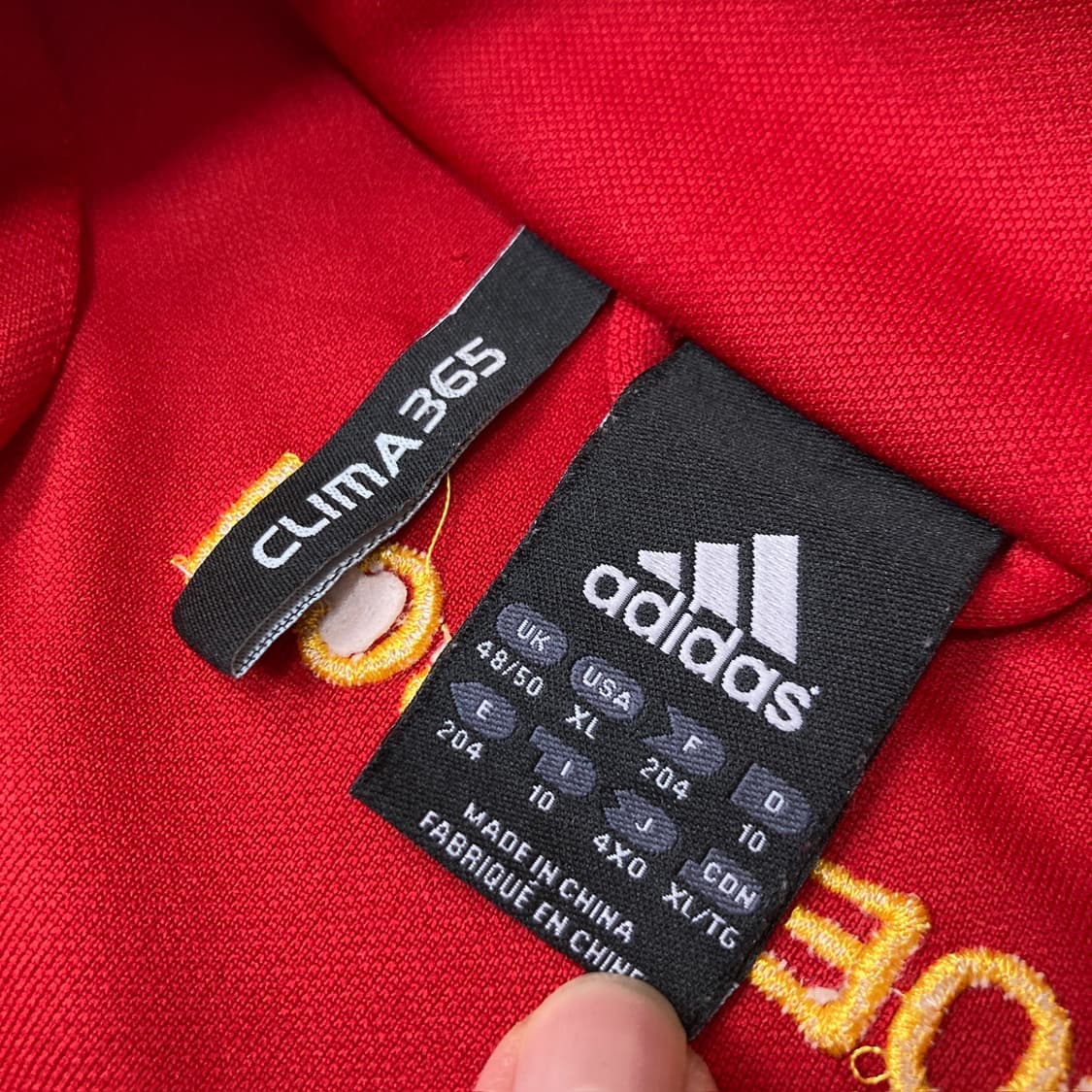 [XL]아디다스 자수 반집업 져지 0281 상품이미지8