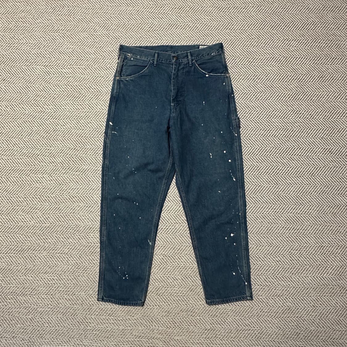 ORSLOW X BEAMS denim painting pants 상품이미지1