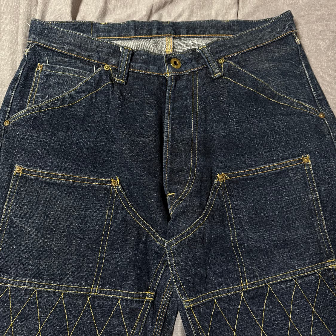 [32]트로피클로딩 1606W 더블니 스탠다드 더트 데님 팬츠 상품이미지6