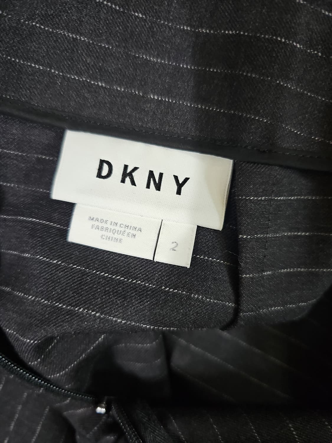 [2] DKNY 핀 스트라이프 랩 스타일 스커트 치마 상품이미지8