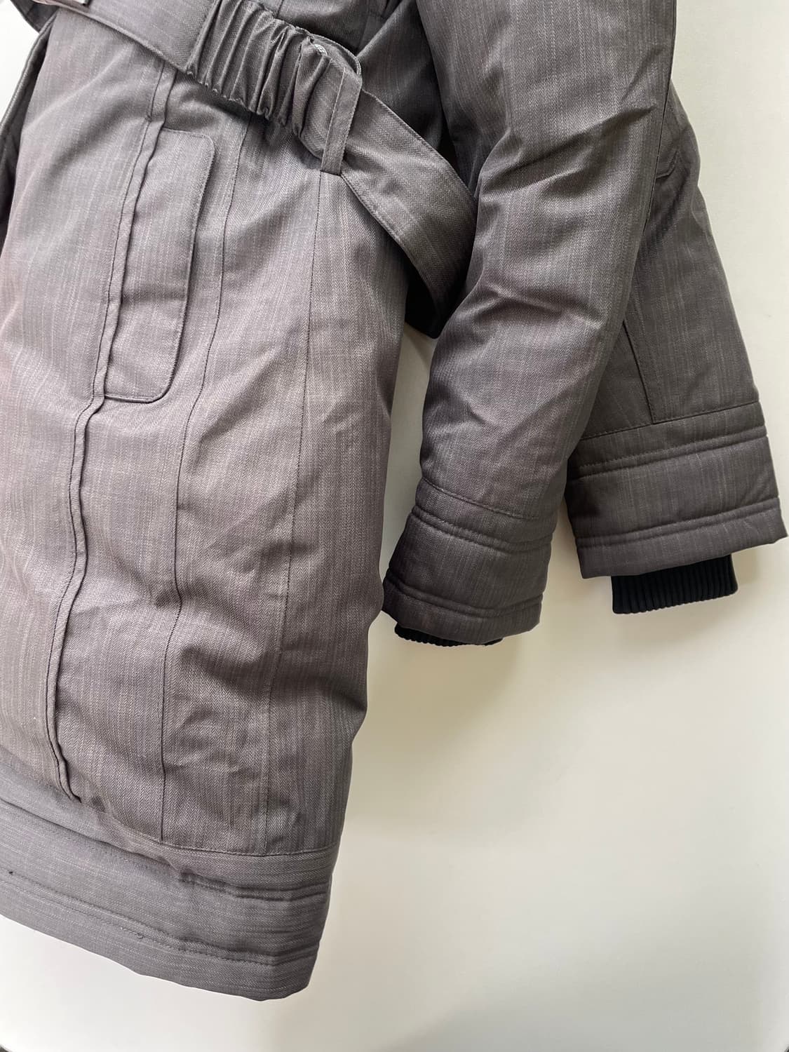 [XS] NOBIS 노비스 아스트리드 벨티드 볼륨 후드 패딩 QR인증 상품이미지6