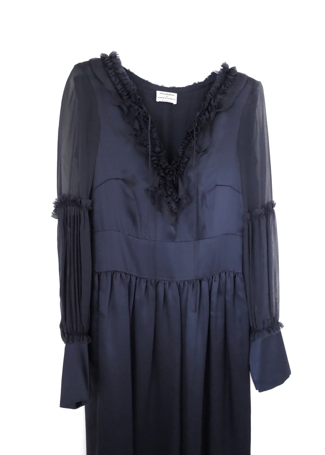 PHILOSOPHY DI ALBERTA FERRETTI 실크 러플 원피스 상품이미지5