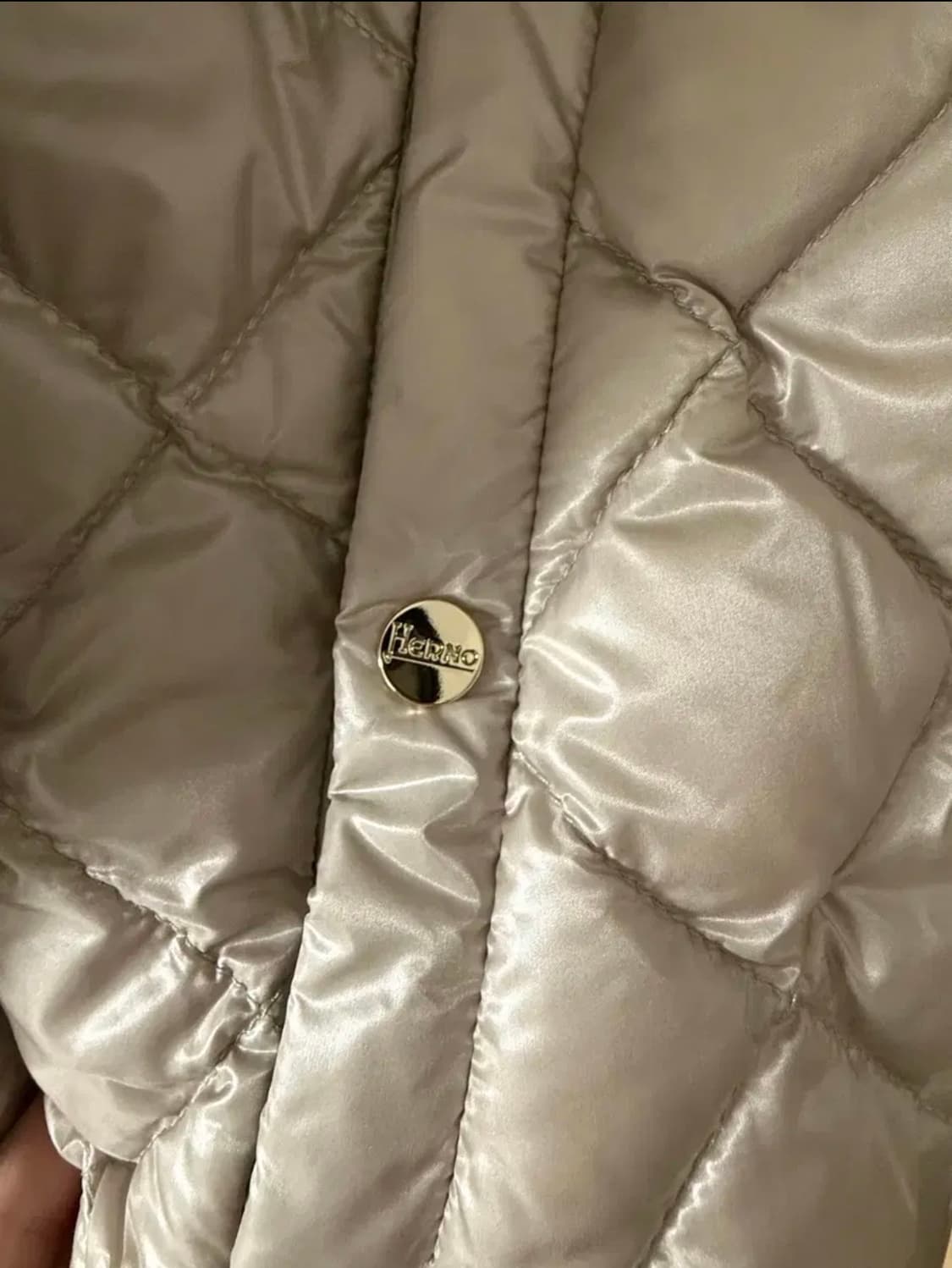 에르노 여성 퀼팅 경량 패딩 아이보리 (42사이즈) 상품이미지4