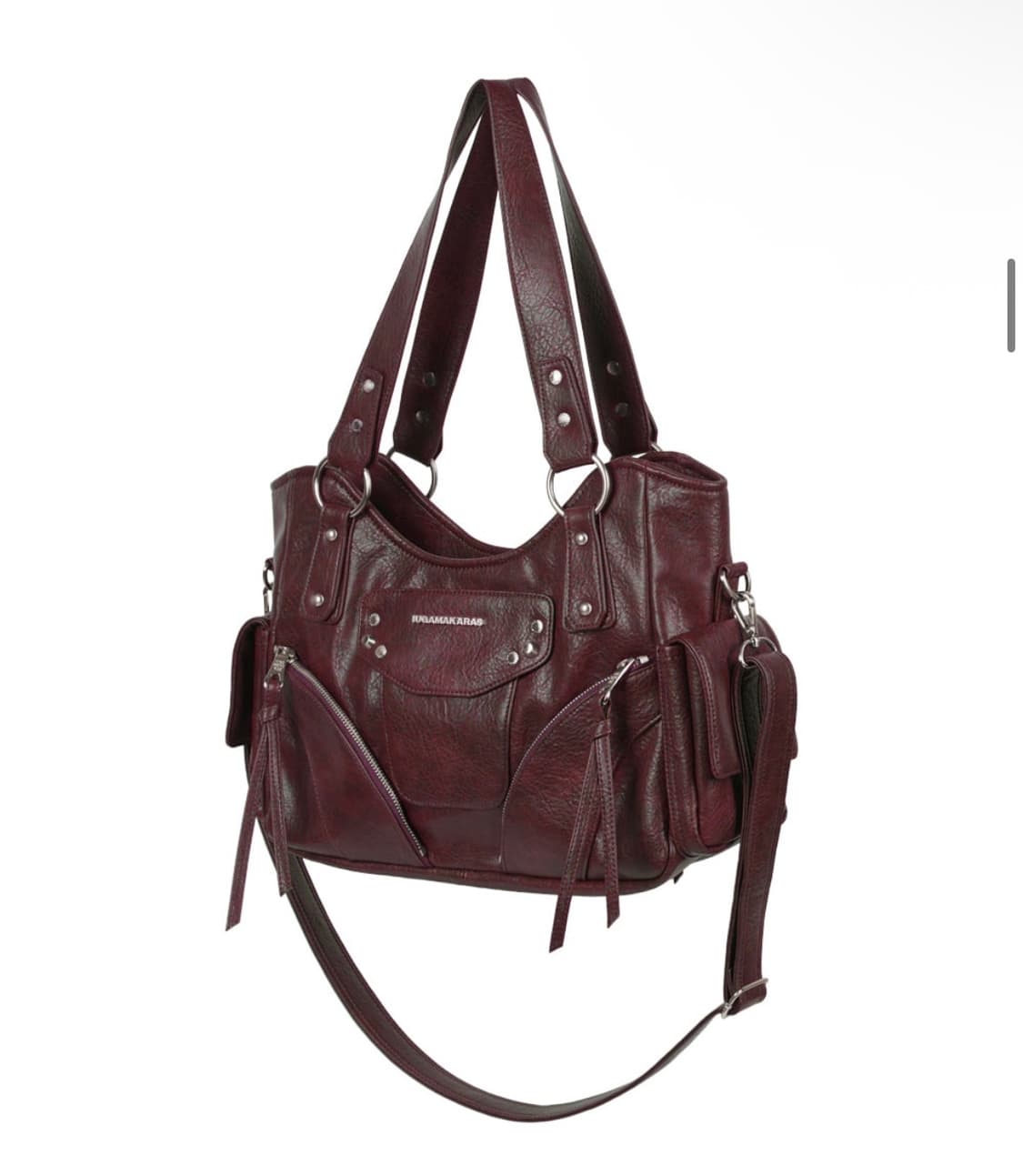 이우가마카라스) Studded Leather Shoulder Bag 상품이미지4