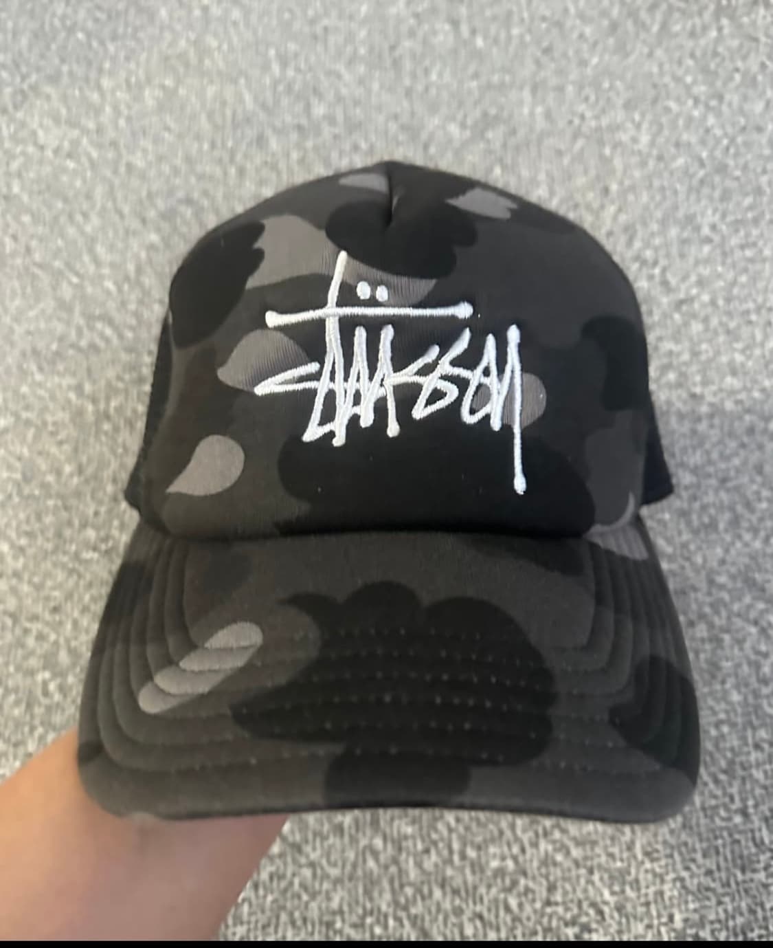 베이프 스투시 트러커 볼캡 상품이미지1