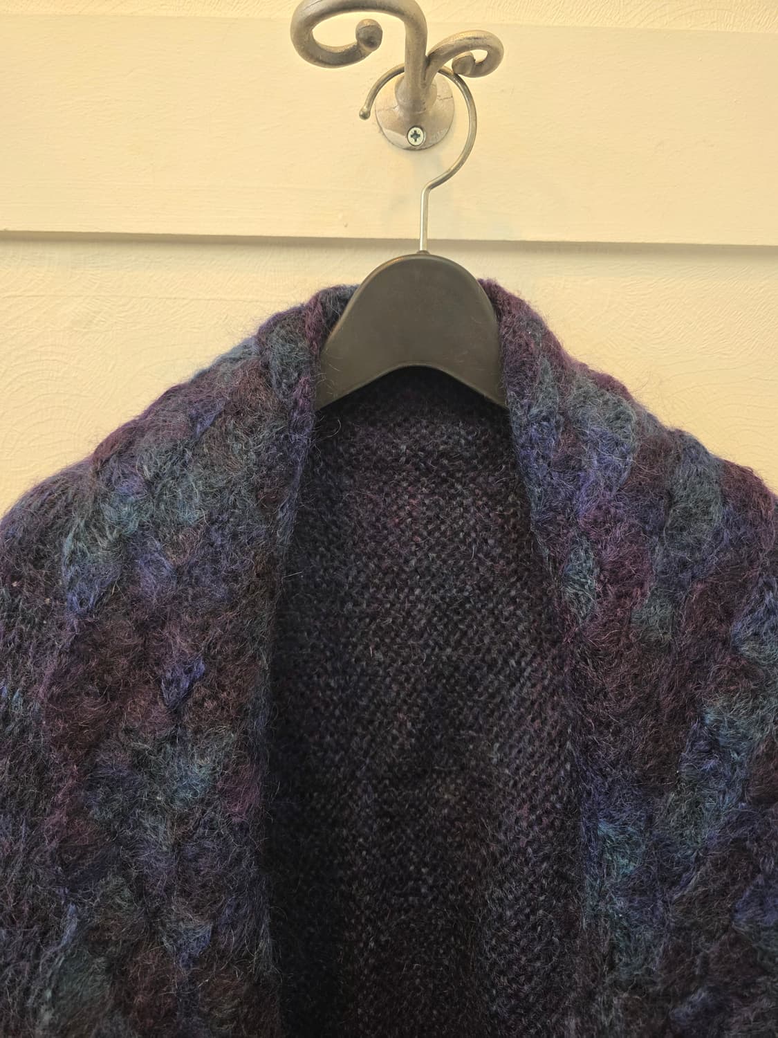 핸드메이드 빈티지 니트 케이프가디건 상품이미지1