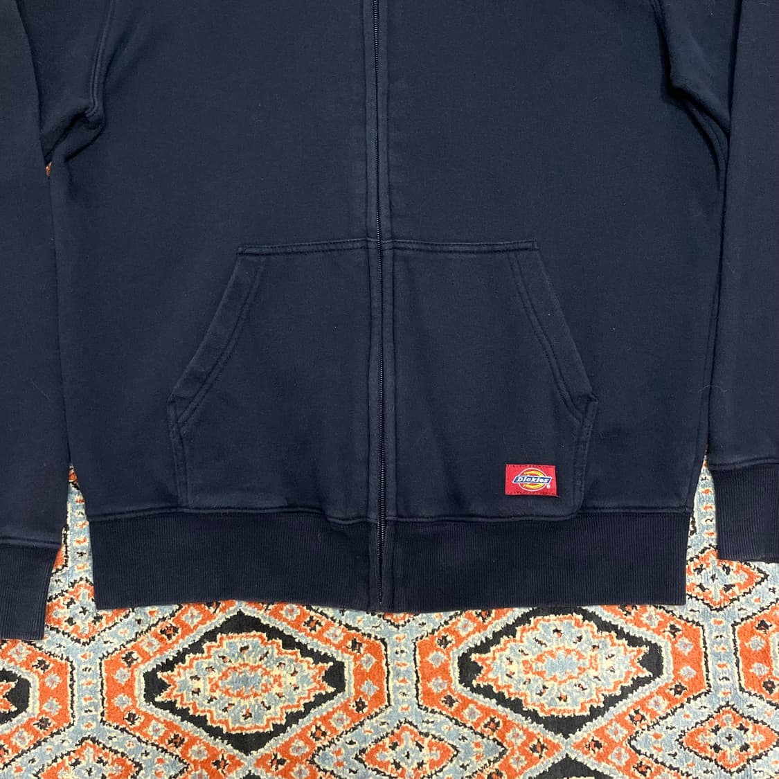 디키즈 사이드 프린팅 네이비 기모 후드집업 남성M  상품이미지3