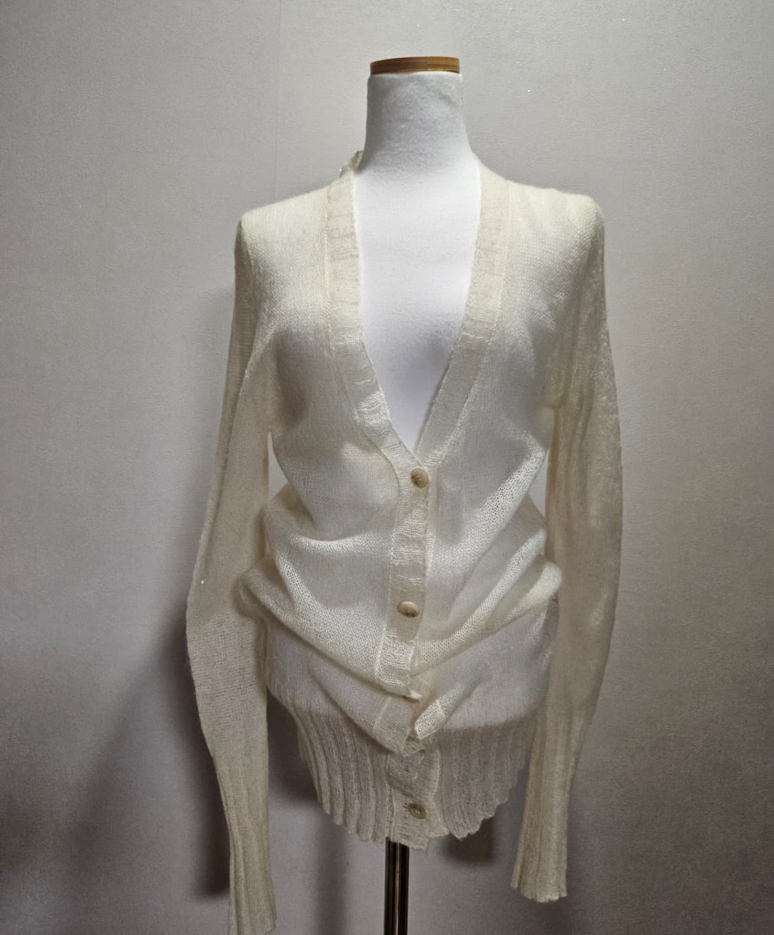 시스루 여성 가디건 상품이미지1