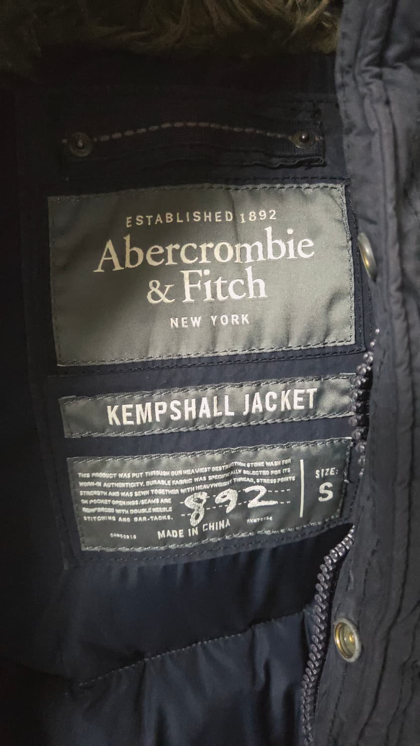 (착샷) 아베크롬비 07 캠쉘 후드 패딩 자켓 상품이미지8